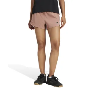 Adidas Womens Pacer Training 3-Stripes High-Rise Shorts