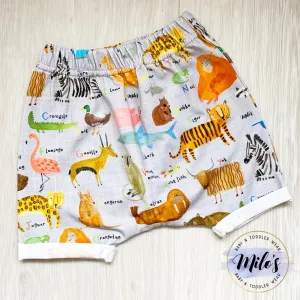 AlphaZoo Harem Shorts - Grey