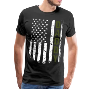 American Daddy Military Green Men's Premium T-Shirt