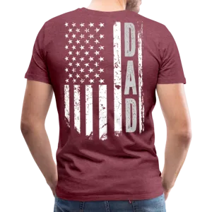 American Flag Dad Men's Premium T-Shirt (CK1903)