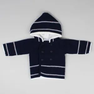 Baby Knitted Jacket - Navy