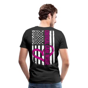 Critical Care Nurse Men's Premium T-Shirt (CK1837) 