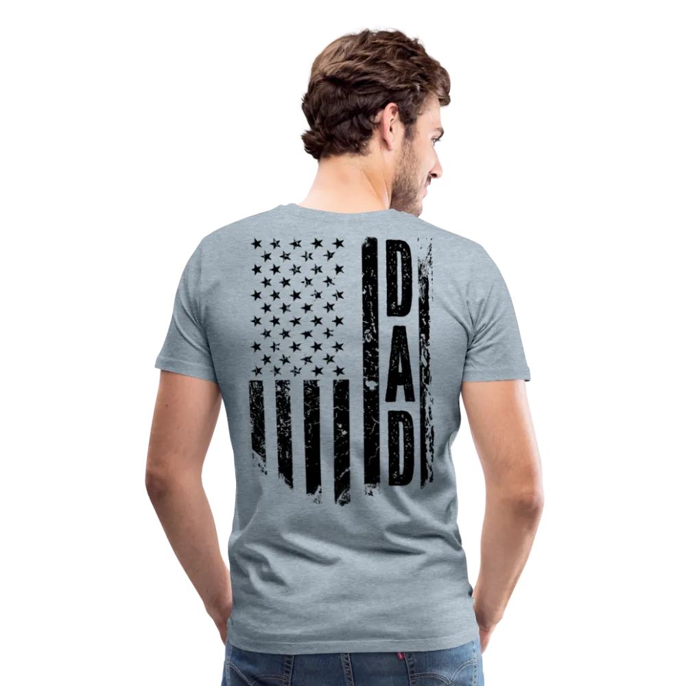 Dad American Flag Men's Premium T-Shirt