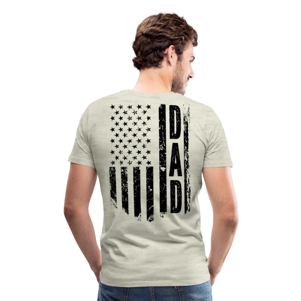 Dad American Flag Men's Premium T-Shirt
