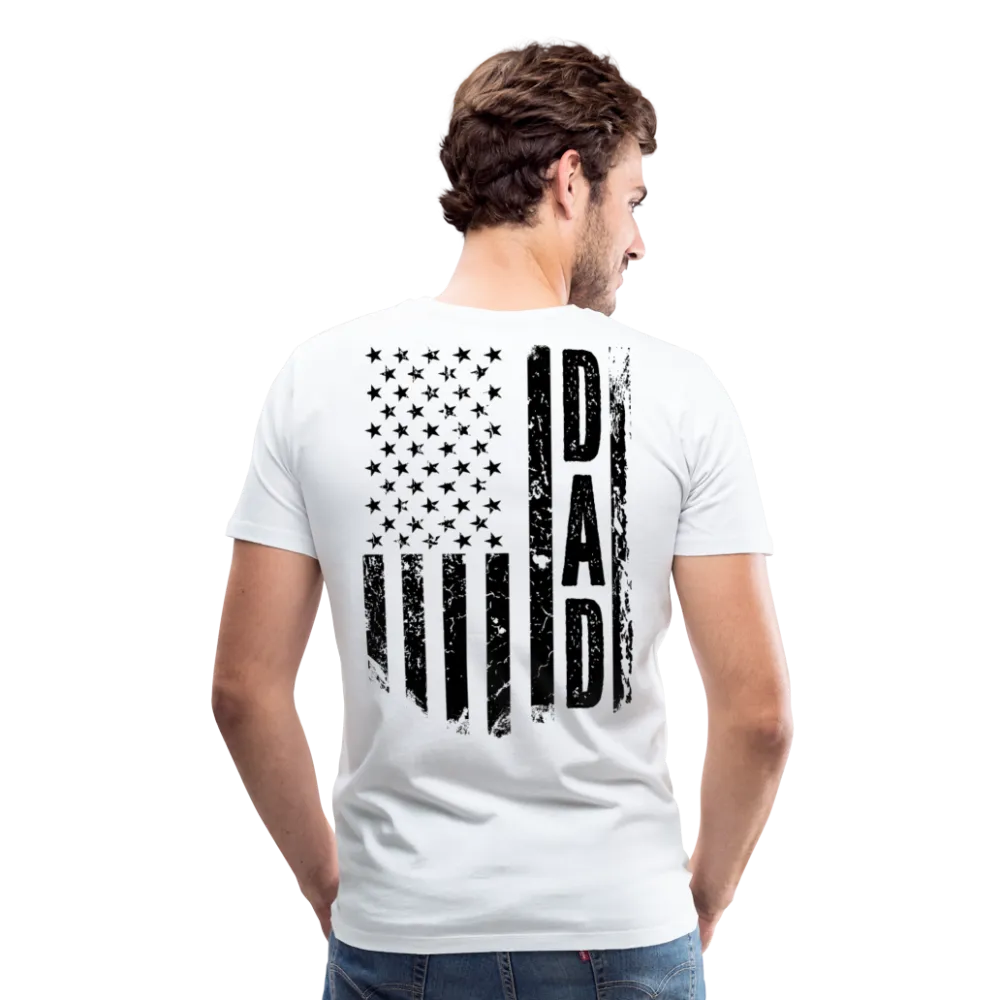 Dad American Flag Men's Premium T-Shirt
