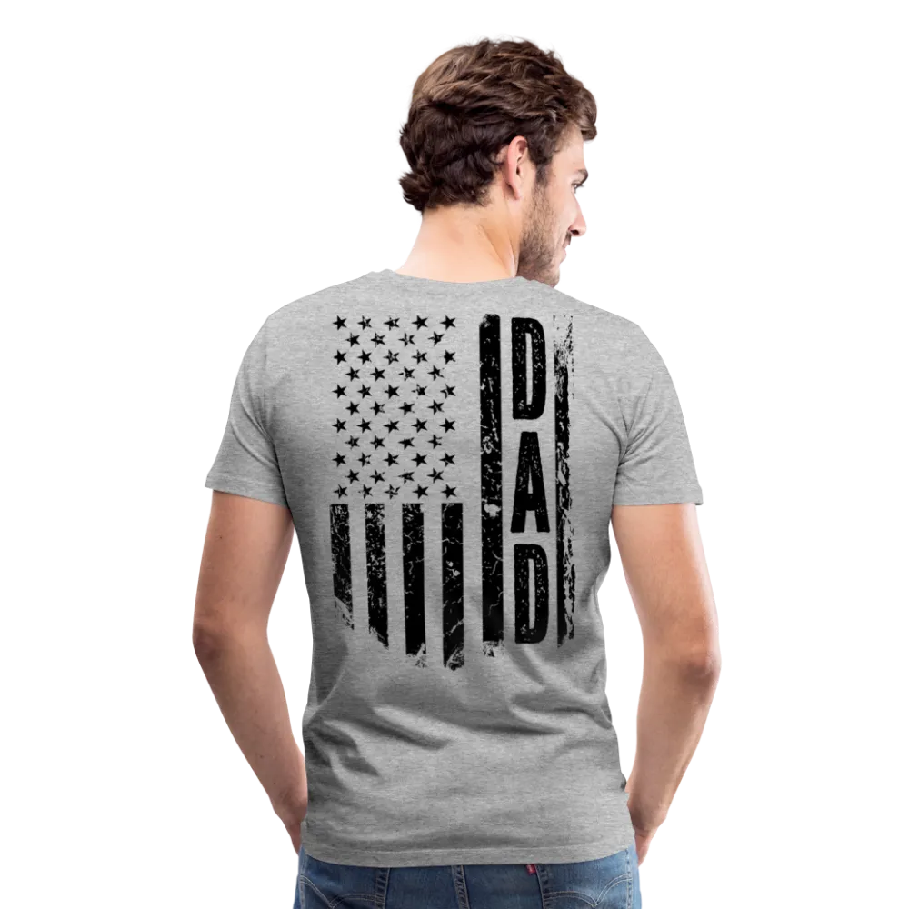 Dad American Flag Men's Premium T-Shirt
