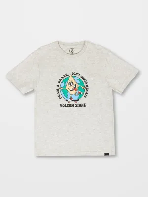 Dontcontaminate T-Shirt - BONE HEATHER - (KINDER)