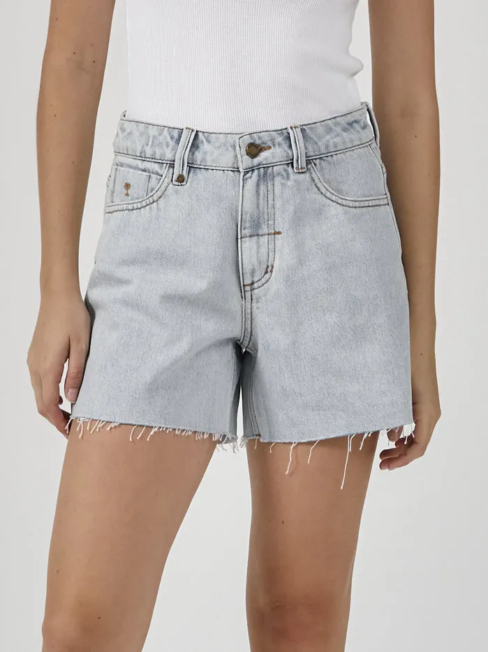 Erica Mid Rise Short - Faded Generation Blue