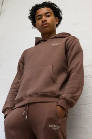 GLACIER BOYS HOODIE - CAPPUCINO