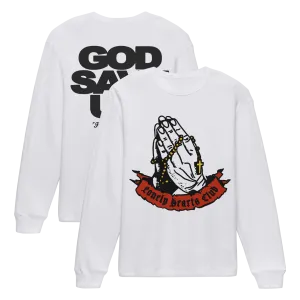 God Save Us Waffle-knit Thermal