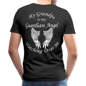 Grandpa Guardian Angel Men's Premium T-Shirt (Ck1458U)