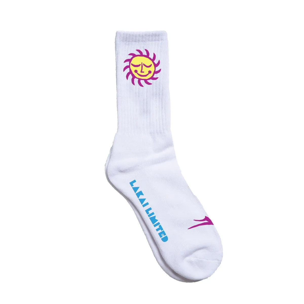 Lakai Sunny Crew Socks White