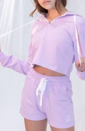 LAVENDER DREAMS COMFORT SHORTS