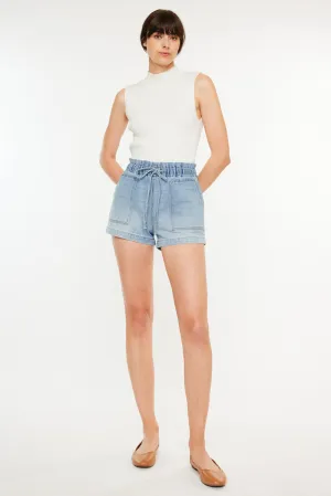 Maisy Ultra High Paper Bag Shorts