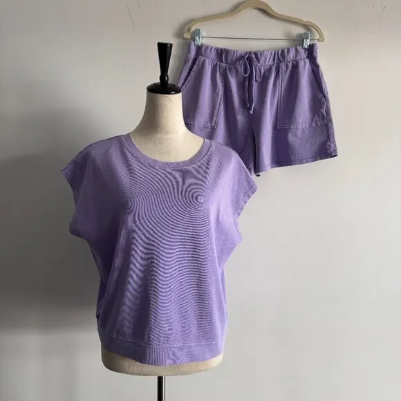Matching Short Set in Wisteria NWOT, Size M