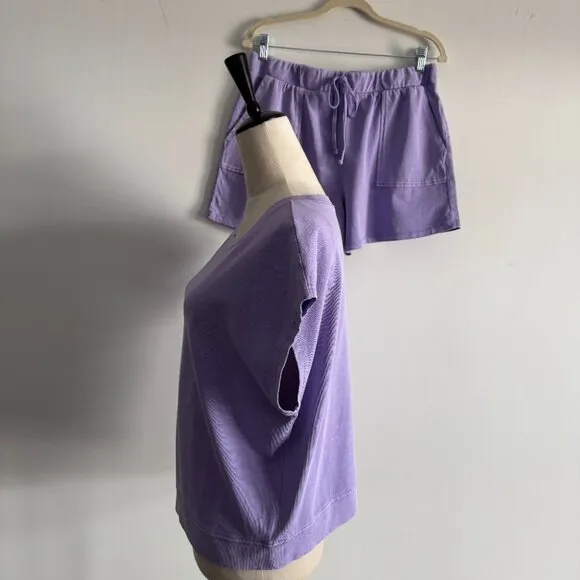 Matching Short Set in Wisteria NWOT, Size M