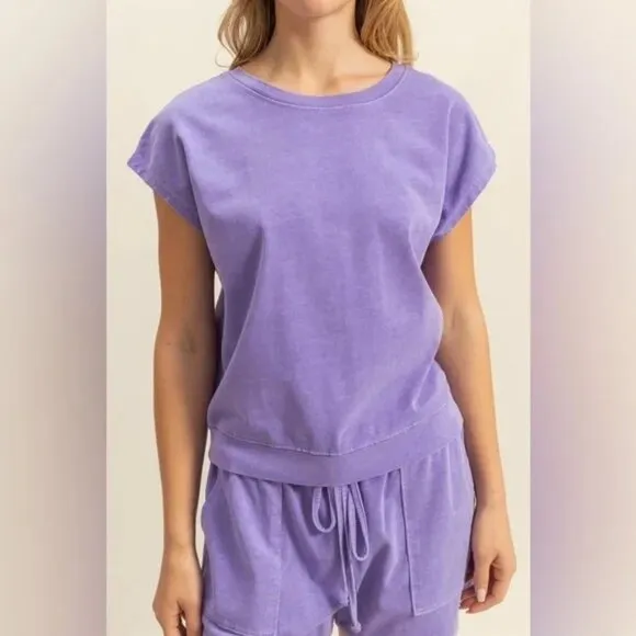 Matching Short Set in Wisteria NWOT, Size M