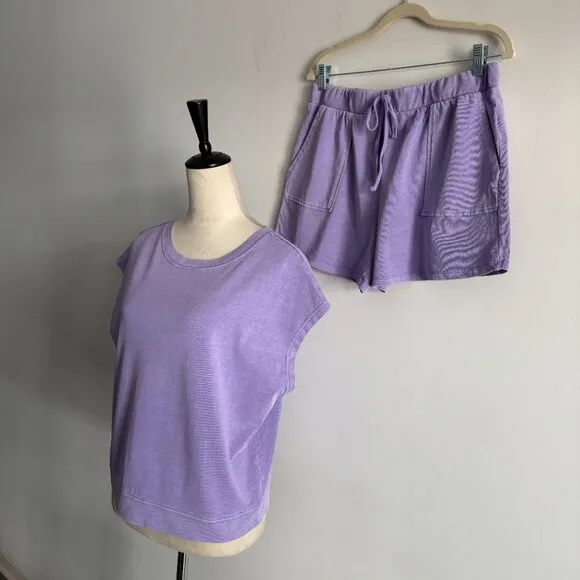 Matching Short Set in Wisteria NWOT, Size M