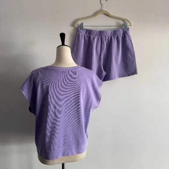 Matching Short Set in Wisteria NWOT, Size M