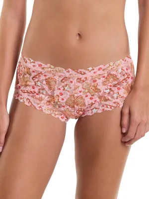 Printed Signature Lace® Boyshort Gingerbread Sale