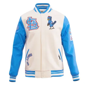 Pro Standard ST. LOUIS CARDINALS RETRO CLASSIC RIB WOOL VARSITY JACKET)