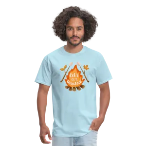 "S'moreLaughs: 'Let's Get Toasted' Tee Featuring Campfire and Marshmallow Fun"