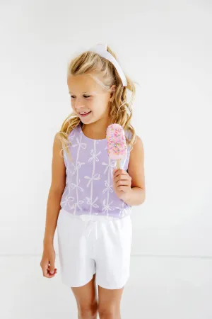 Tay Tay Tank - Lavender Braselton Bows