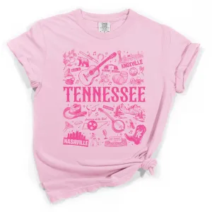 Tennessee Collage Short Sleeve T-Shirt