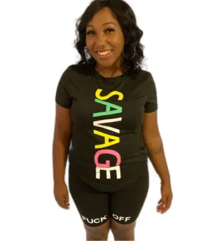 Two Piece Savage Set