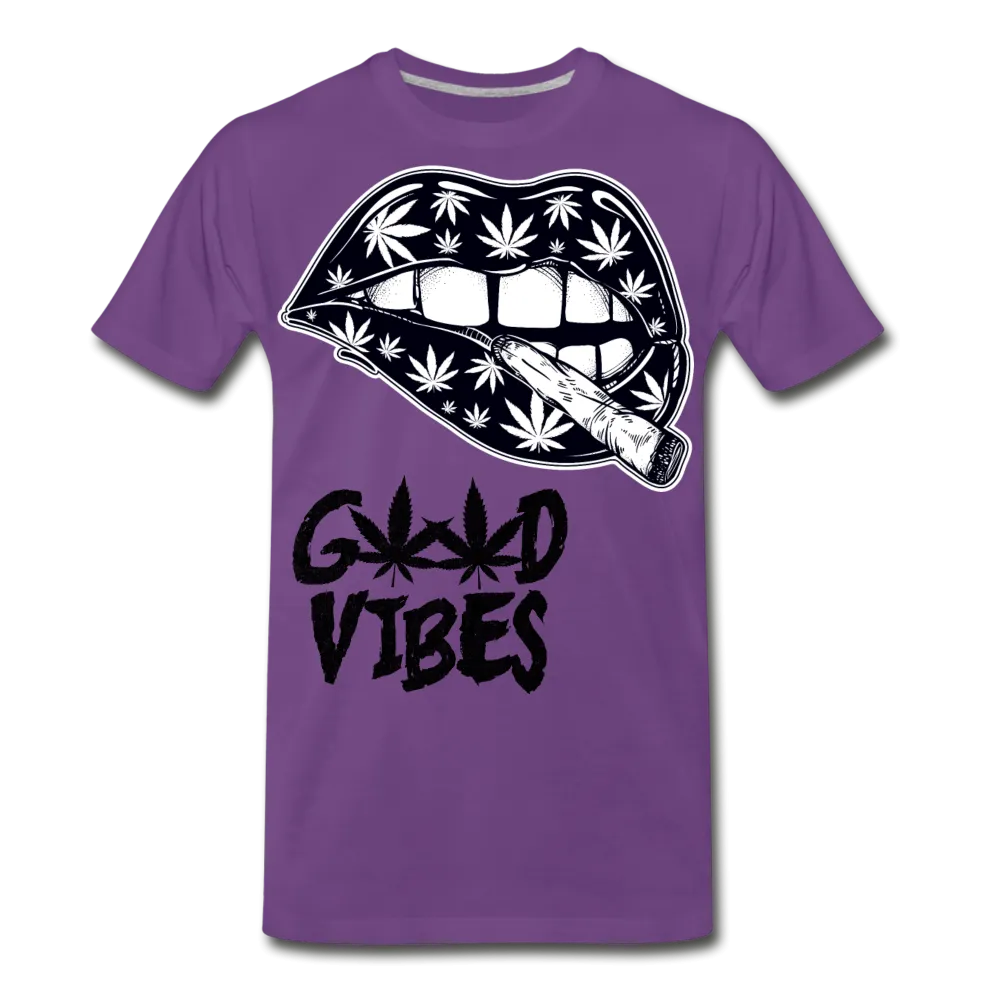 Weed Good Vibes Men's Premium T-Shirt