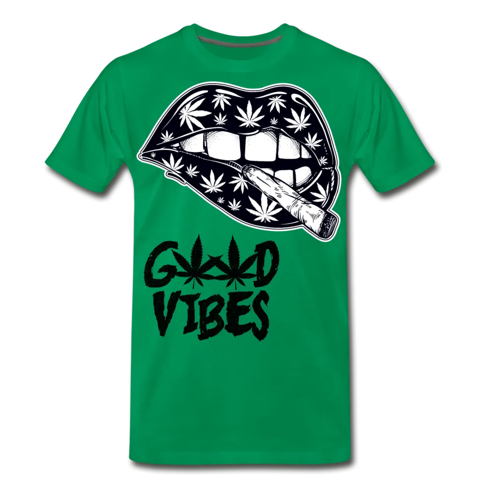Weed Good Vibes Men's Premium T-Shirt