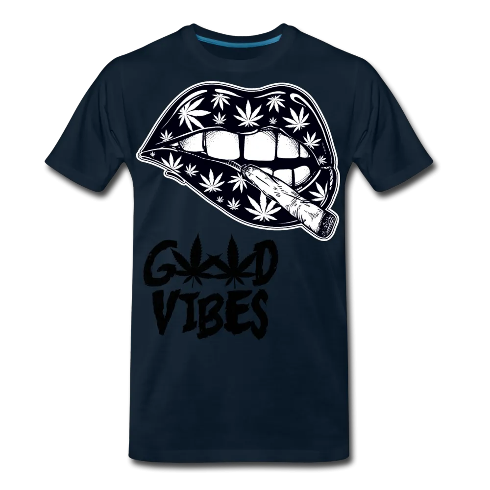 Weed Good Vibes Men's Premium T-Shirt