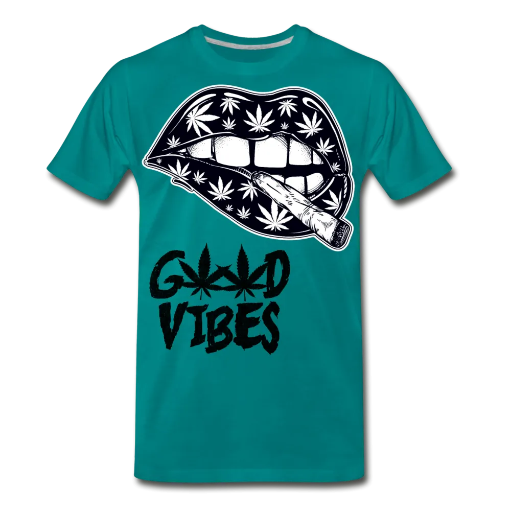 Weed Good Vibes Men's Premium T-Shirt