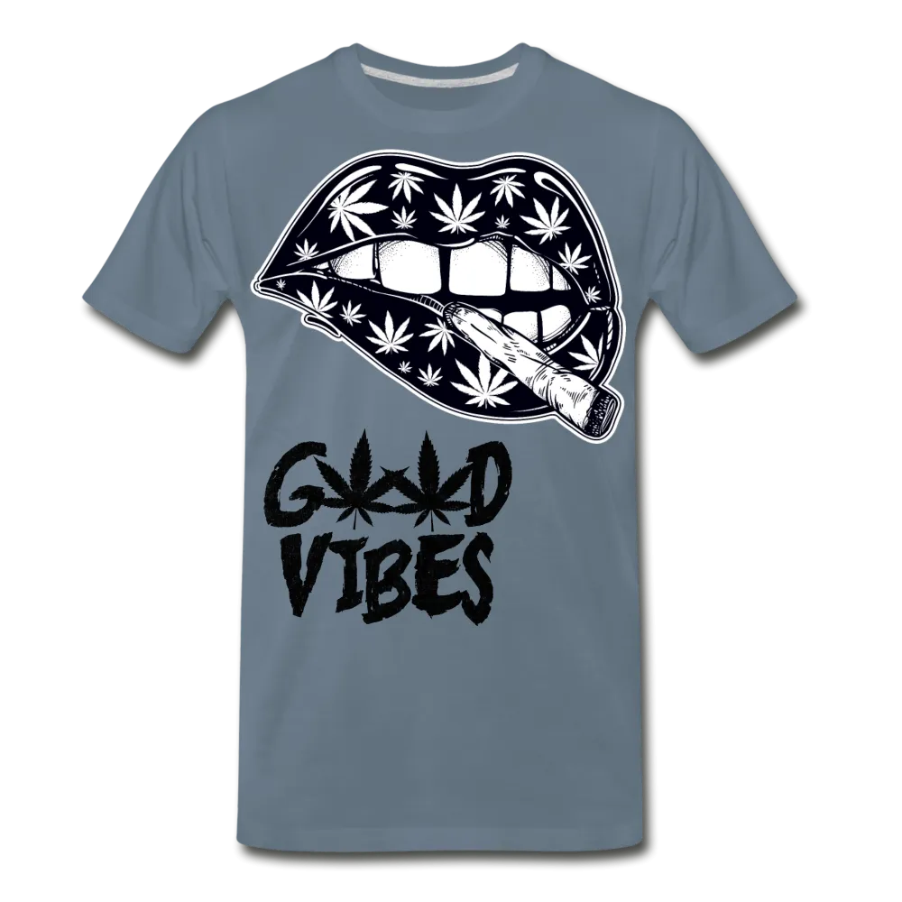 Weed Good Vibes Men's Premium T-Shirt