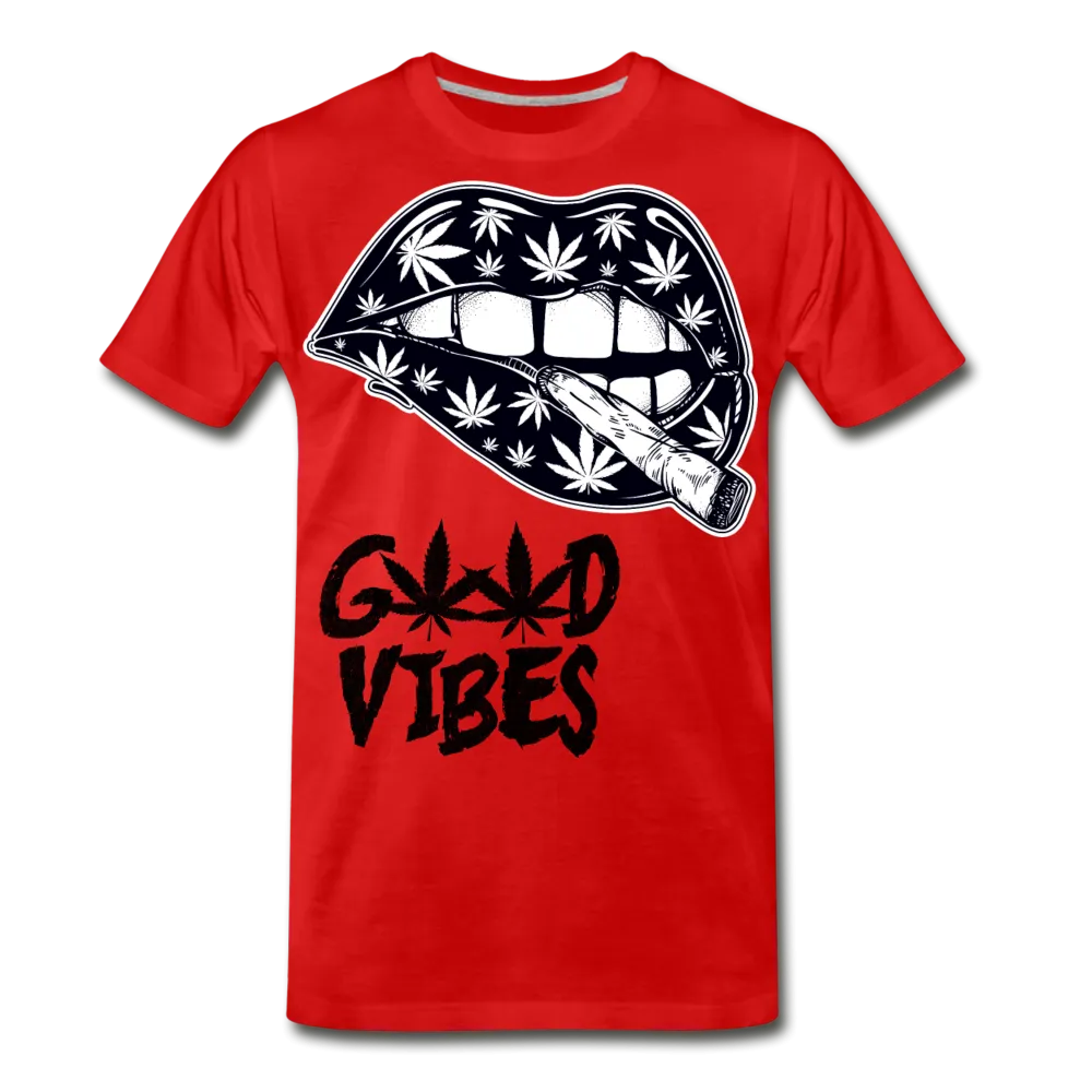 Weed Good Vibes Men's Premium T-Shirt
