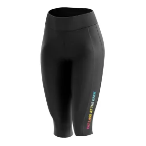 Women's Classic Rainbow Padded 3/4 Cycling Leggings